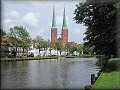 Pohled na Lübeck