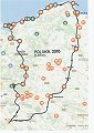 Mapa trasy Cesta Okružna Polska 2018